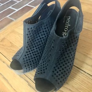 Beautiful Pedro Garcia suede leather heels.